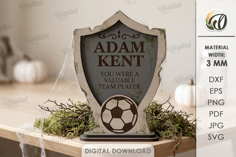 Funny Tombstone Stand Laser Cut. Halloween SVG example image 1