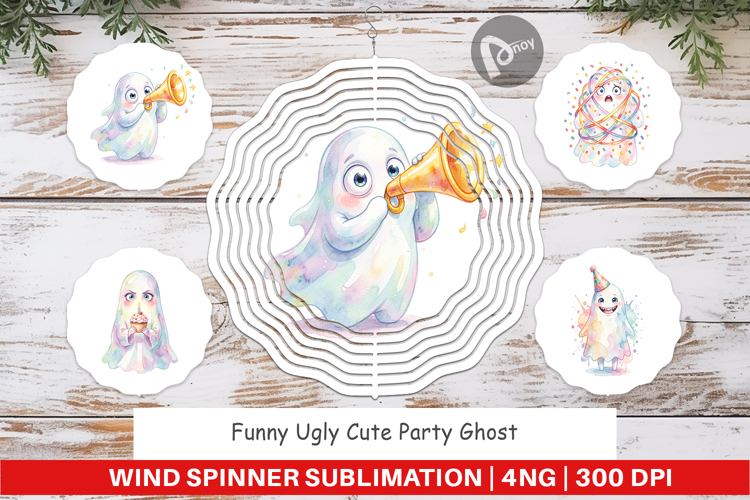 Ugly Cute Party Ghost Wind Spinner