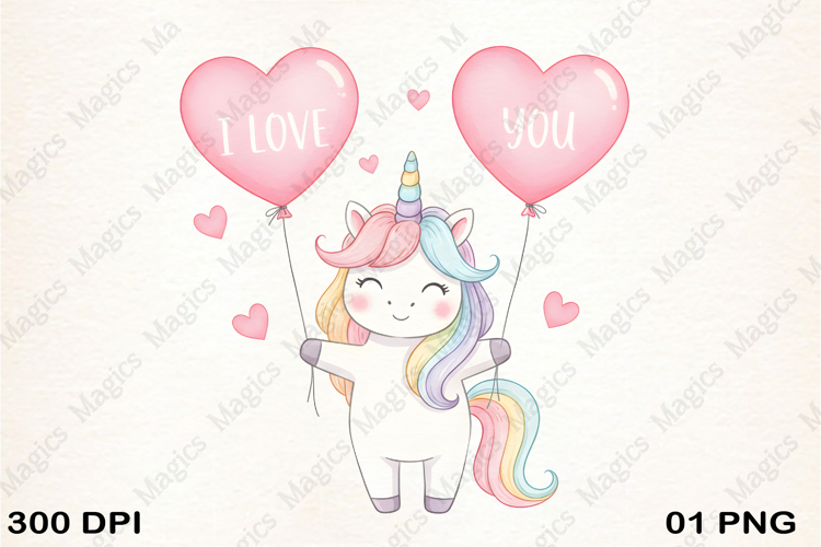 Funny Unicorn Lover Clipart PNG