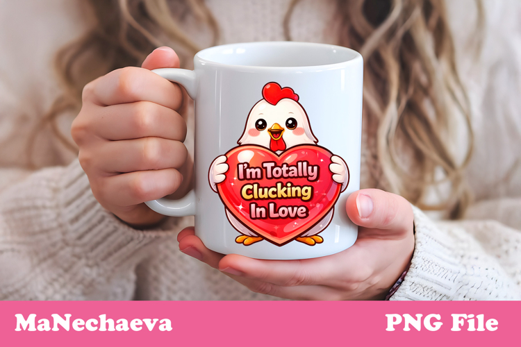 Funny Valentine Mug Sublimation | Chicken Love Quote