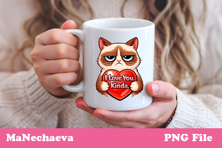 Funny Valentine Mug Sublimation | Cat Love Quote