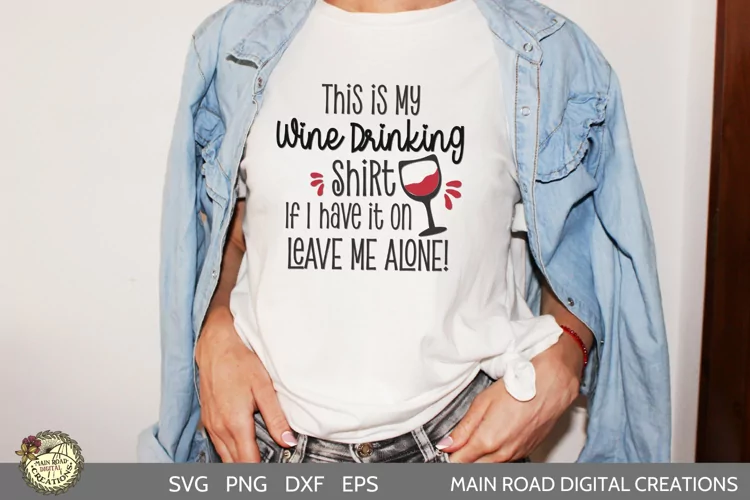 This is My Wine Drinking Shirt Funny SVG For Wine Lovers