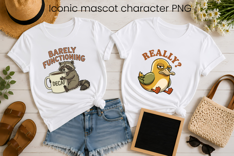 Funny Animal Clipart Sublimation | Sarcastic Quotes Animal