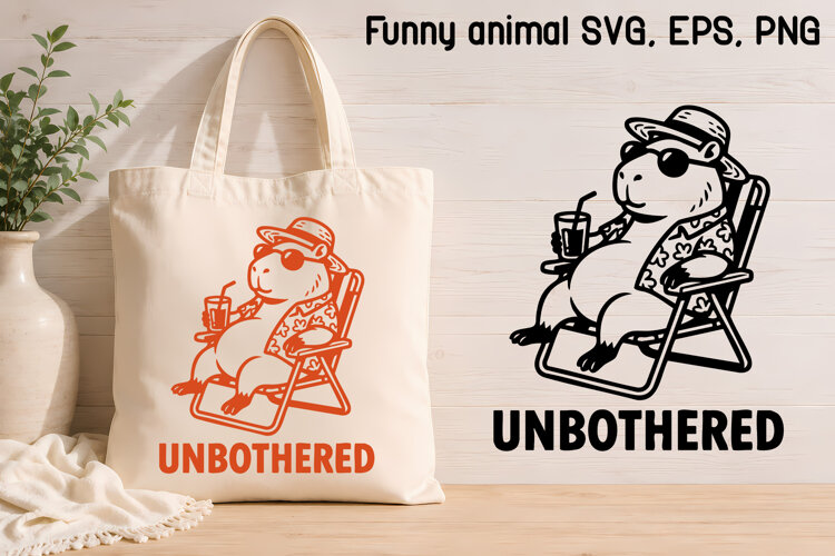 Funny Animal SVG | Sarcastic Animal Quote Cut File example image 1
