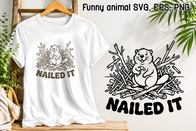 Humorous Animal SVG | Funny Quote Design
