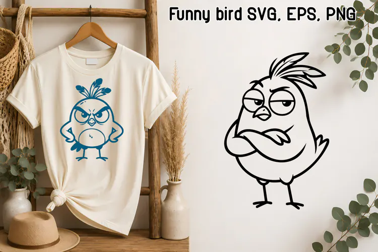 Funny Bird SVG Designs