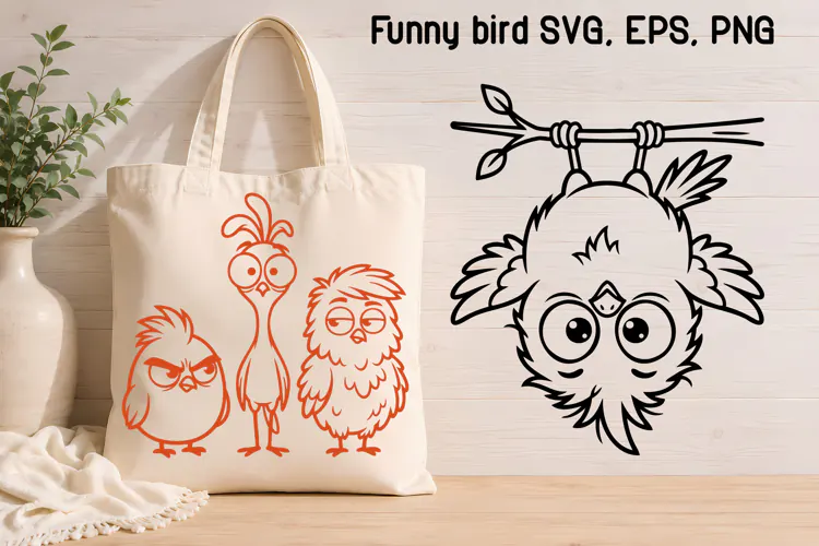 Cute Funny Bird SVG Designs