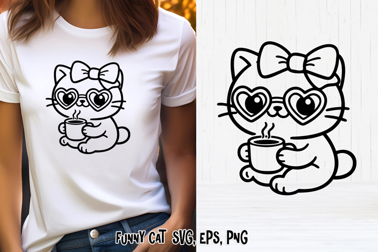 Cat Silhouette Clipart Image 22