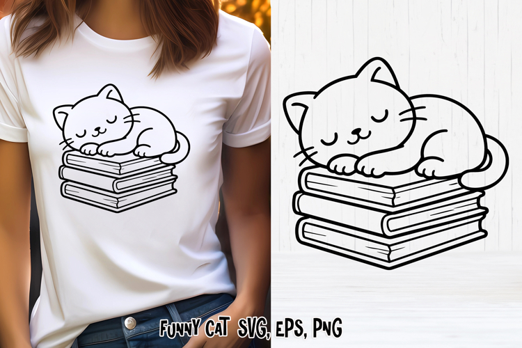 Cat Silhouette Clipart Image 19