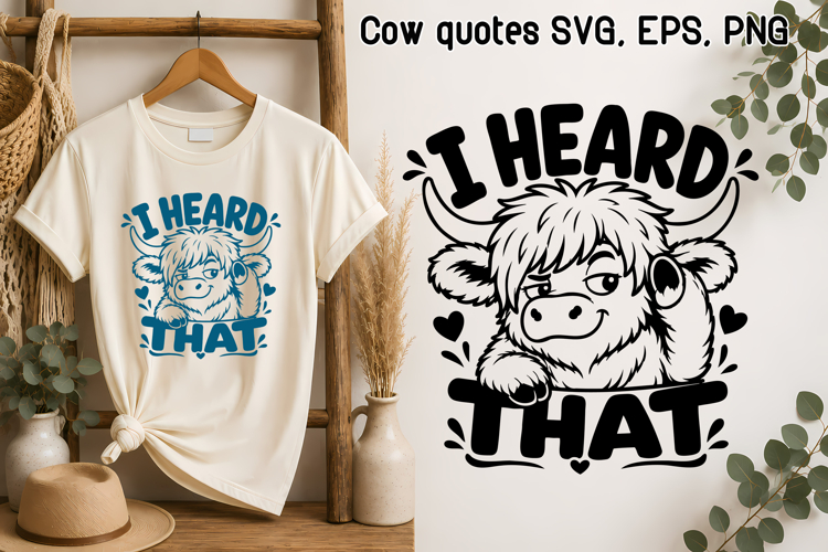 Silhouette Highland Cow Svg Image 5