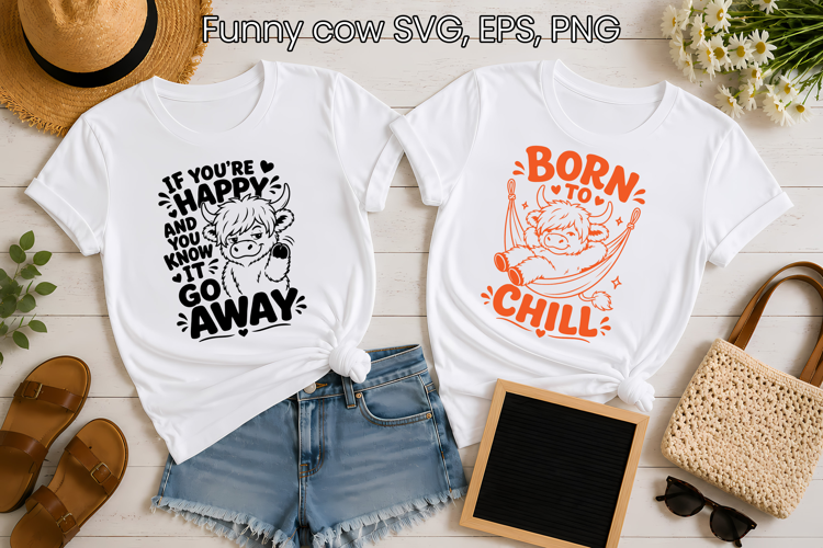 Funny cow SVG Design | Funny Farmhouse SVG