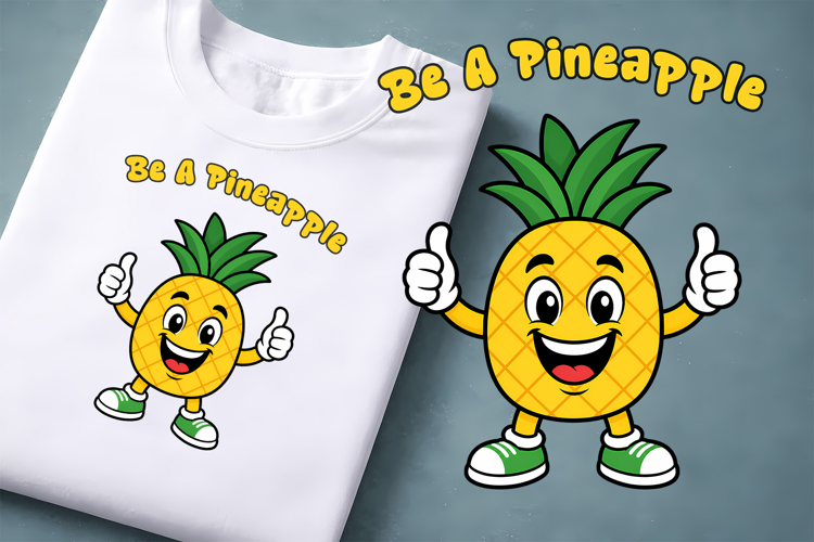 Funny food and fruit character clipart PNG design