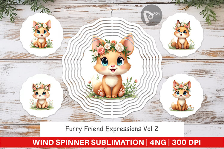 Furry Expressions Wind Spinner example image 1