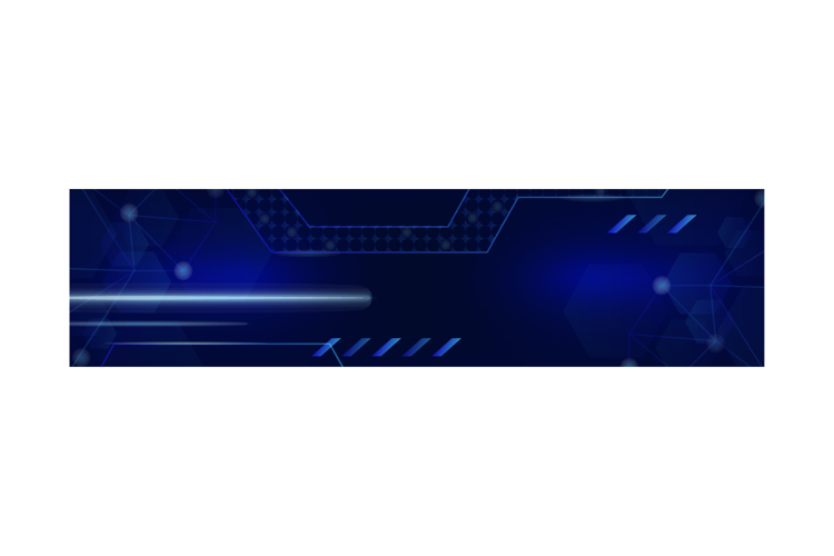 Futuristic abstract technology cybernetic circuit horizontal example image 1