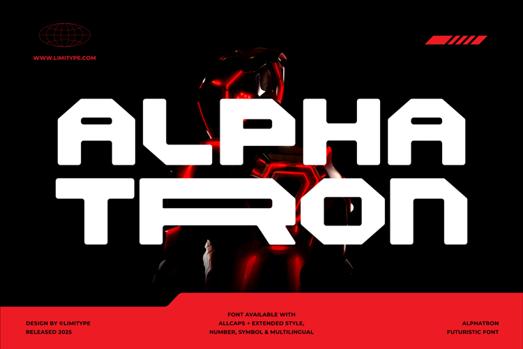 Alphatron - Futuristic Font