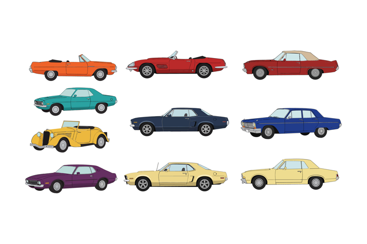 Classic Car Clipart Image 17