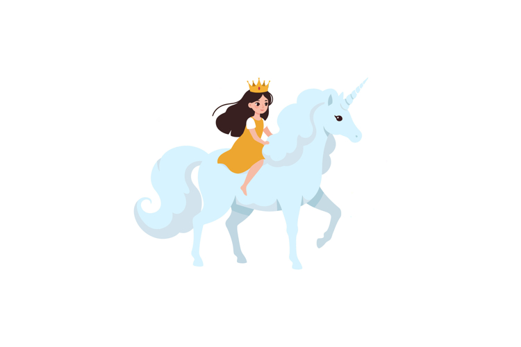 Unicorn Girl Clipart Image 17