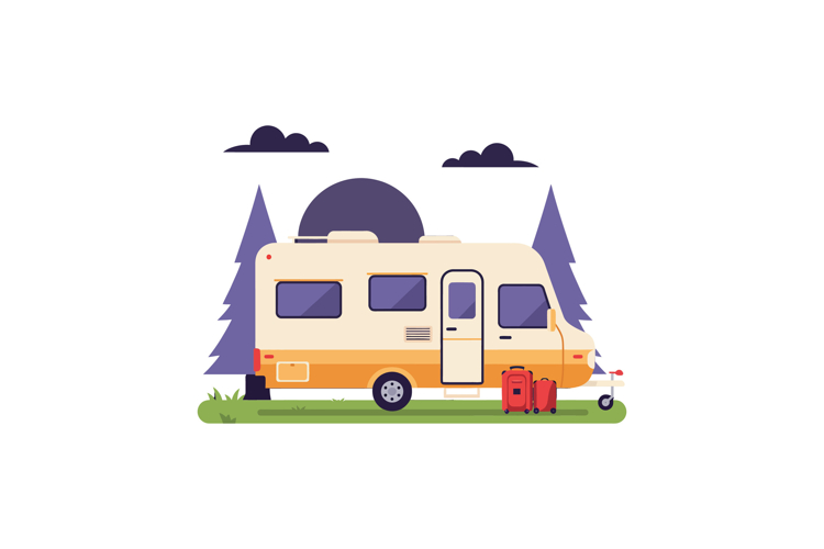 Camper Vector Image 20