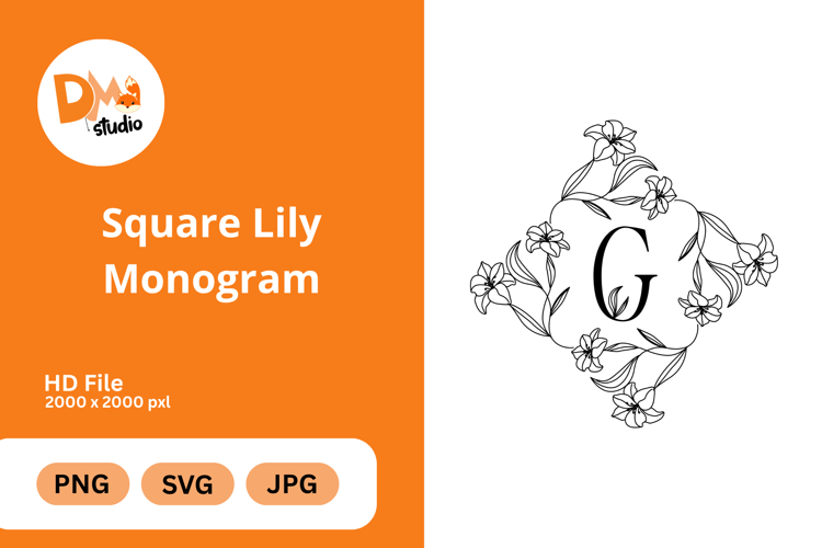 Floral Alphabet Svg Image 13