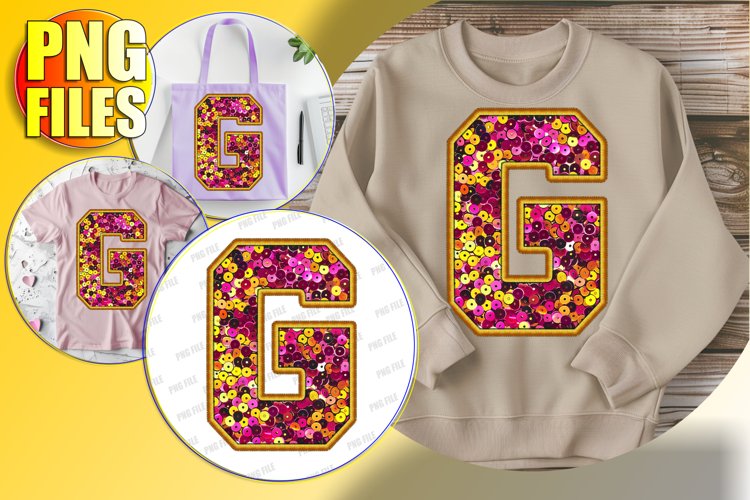 G Doodle Letter Style Icon Bright Holiday Design!
