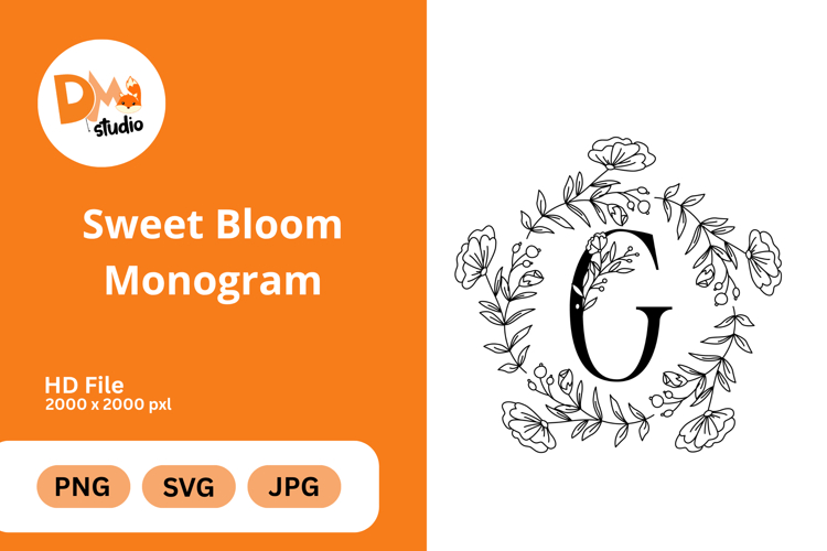 Sweet Bloom Monogram
