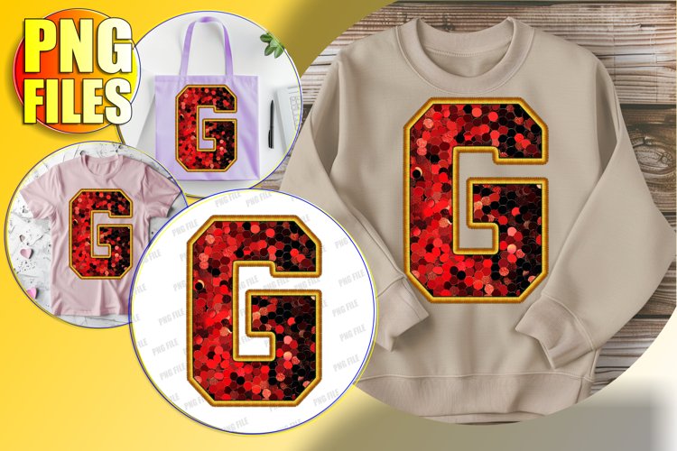 G Doodle Letter Style Print Merry Winter Character!