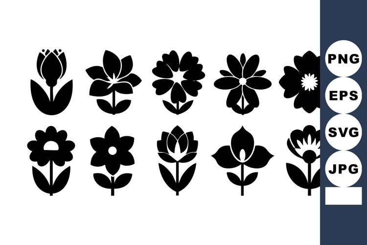 Flower Silhouette Image 21