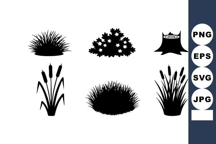 Grass Silhouette Image 2