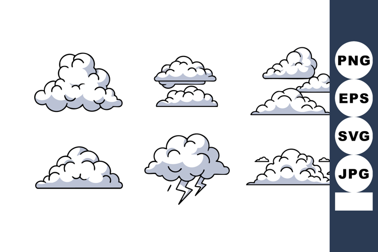 Cloud Vector Image 6