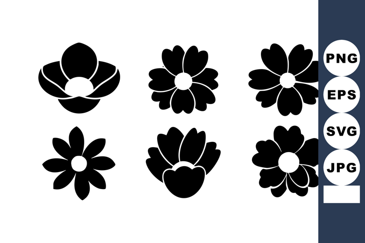 Flower Silhouette Image 19