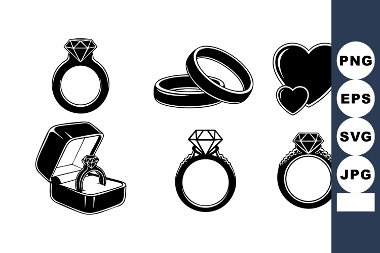 Diamond Ring Clipart Image 7