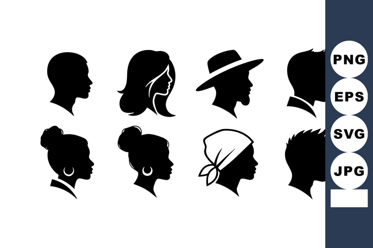 Human Head Silhouette Image 15