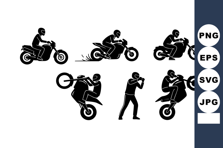 Motorcycle Clipart Image 8