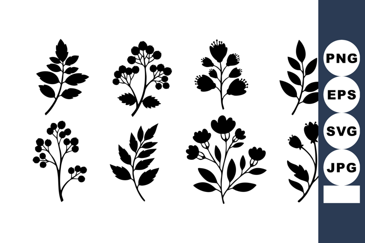 Flower Silhouette Image 19