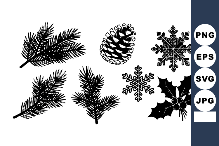 Holly Vector Image 8