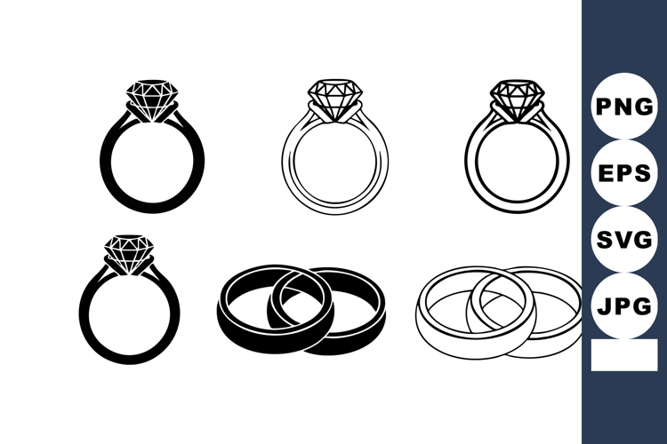 Diamond Ring Clipart Image 8