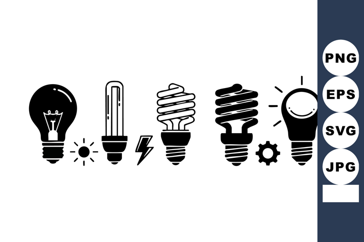 Light Bulbs Clipart Image 7