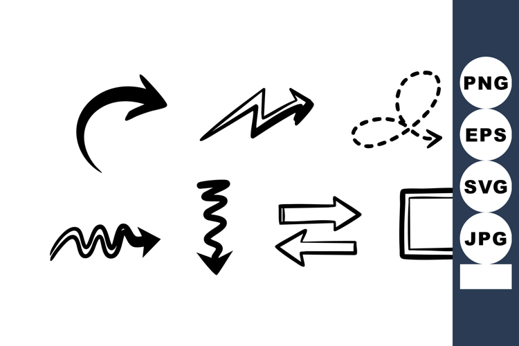 Curved Arrow Clipart Image 24