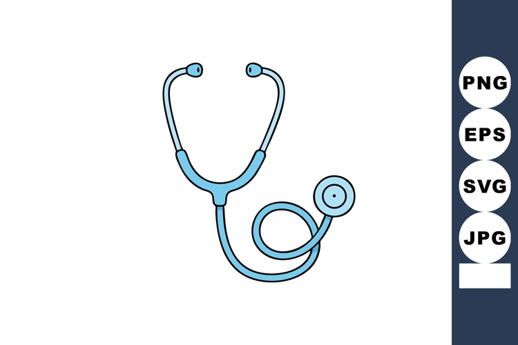 Stethoscope medical instrument healthcare tool for doctor nu