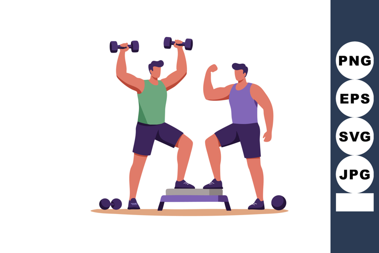 Dumbbell Clipart Image 19