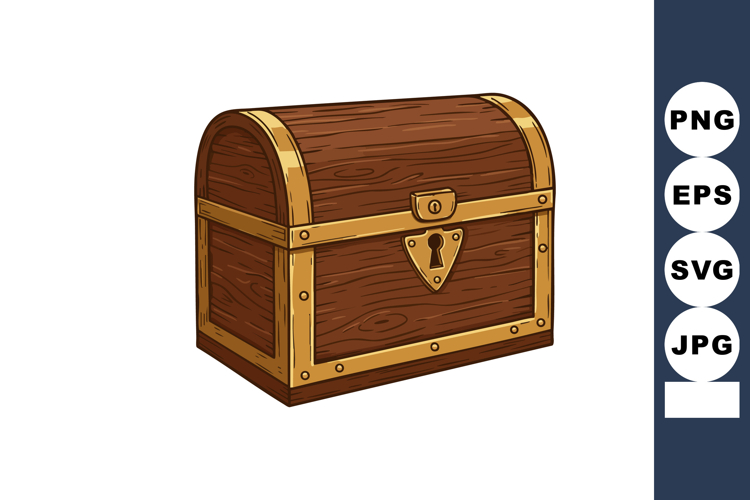 Treasure Box Clipart Image 6