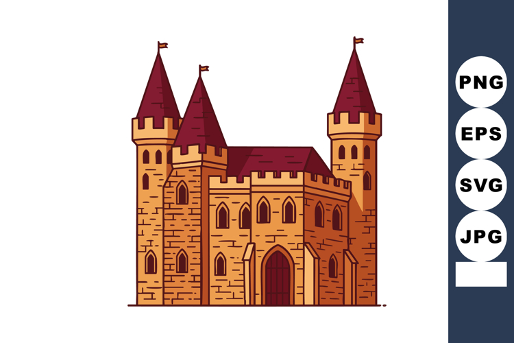 Castle Clipart Image 6