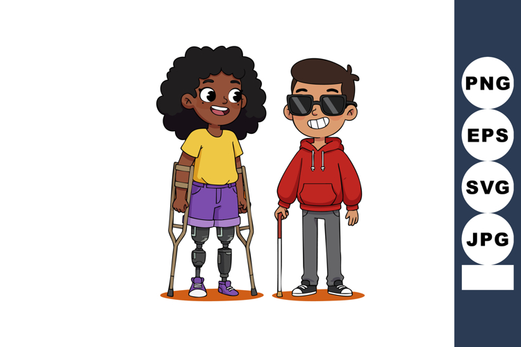 Crutches Clipart Image 3