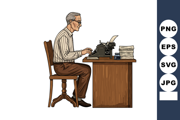 Typewriter Clipart Image 2