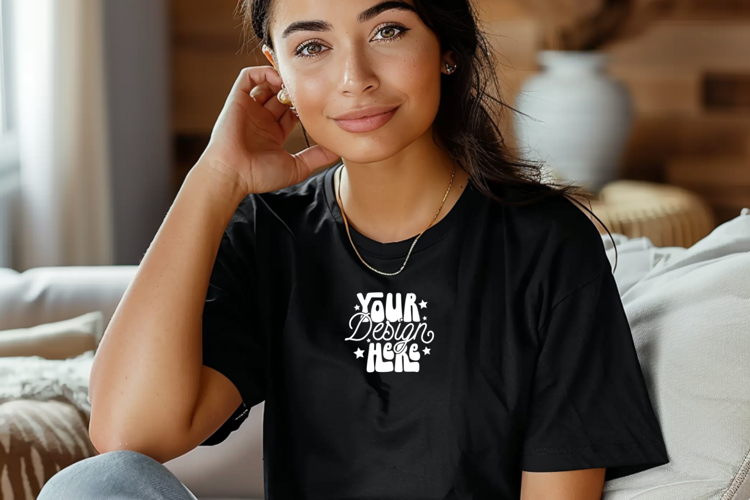 White Tshirt Mockup Image 24