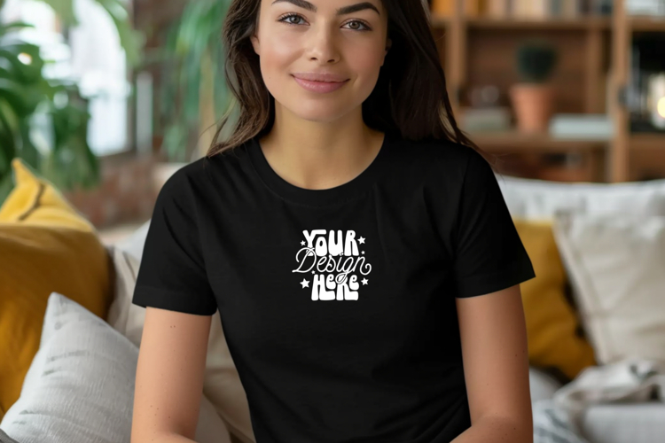 White Tshirt Mockup Image 23