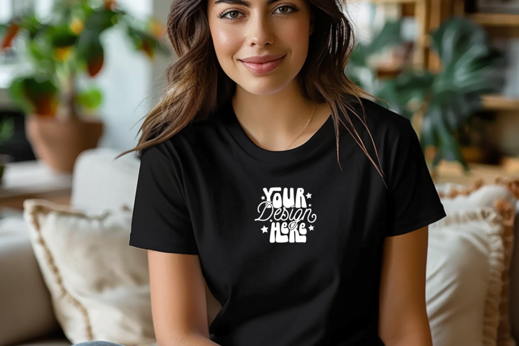 White Tshirt Mockup Image 17