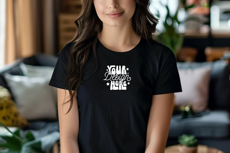 White Tshirt Mockup Image 16