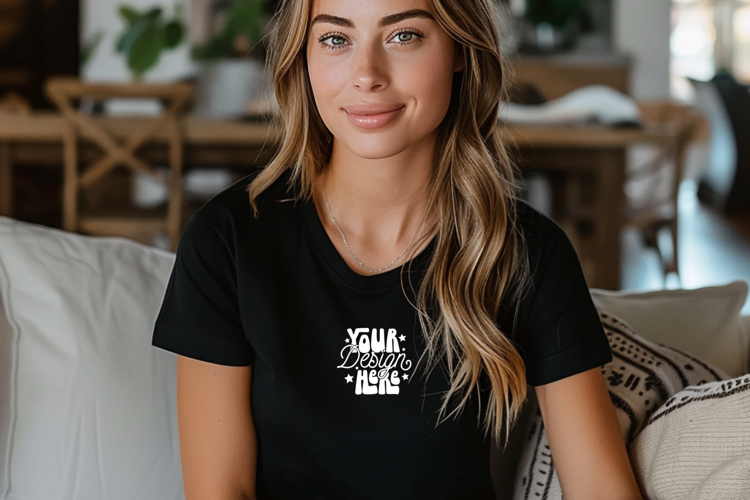 White Tshirt Mockup Image 4