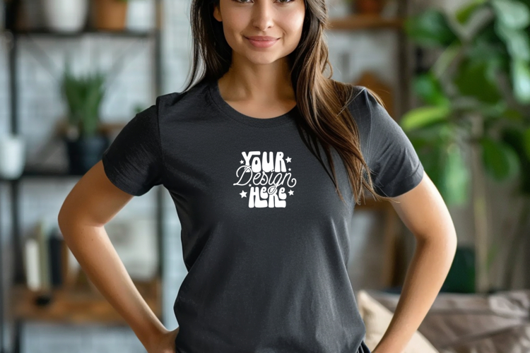White Tshirt Mockup Image 15